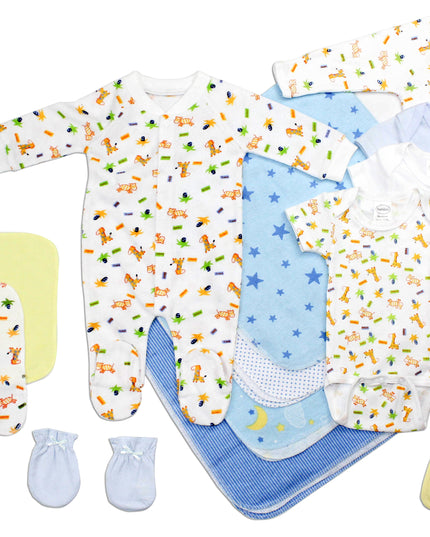 Newborn Baby Boy 18 Pc Layette Baby Shower Gift
