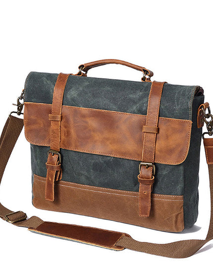 Men's Fashion Canvas One-Shoulder Messenger Bag