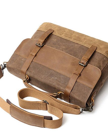 Men's Fashion Canvas One-Shoulder Messenger Bag