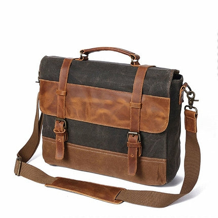 Men's Fashion Canvas One-Shoulder Messenger Bag