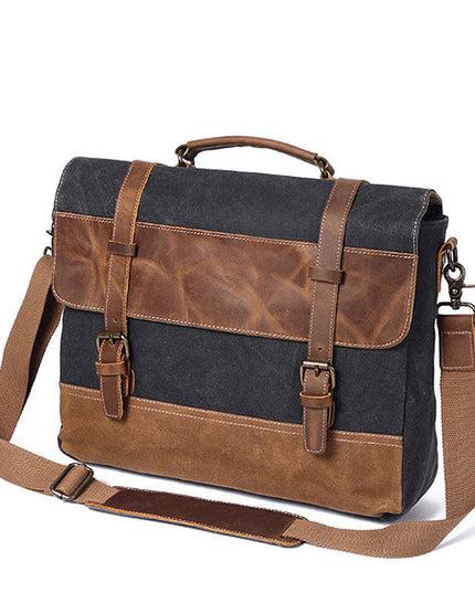 Men's Fashion Canvas One-Shoulder Messenger Bag