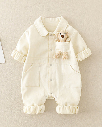 Clothes For Babies Autumn Clothes Newborn Denim Jumpsuit
