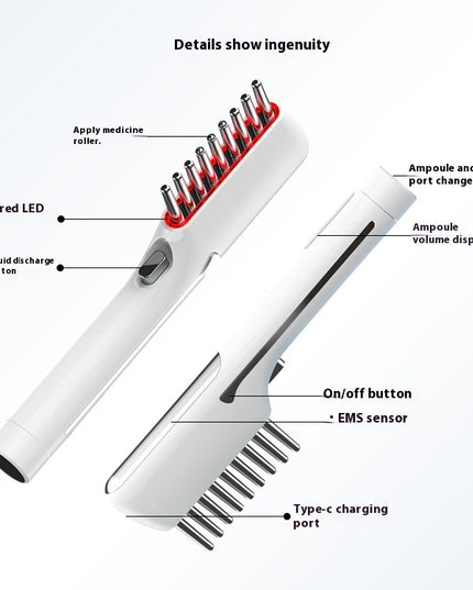 Hair Growth Massage Comb Health Care Scalp Medicine Supplying Device