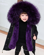 Black with purple / 110cm
