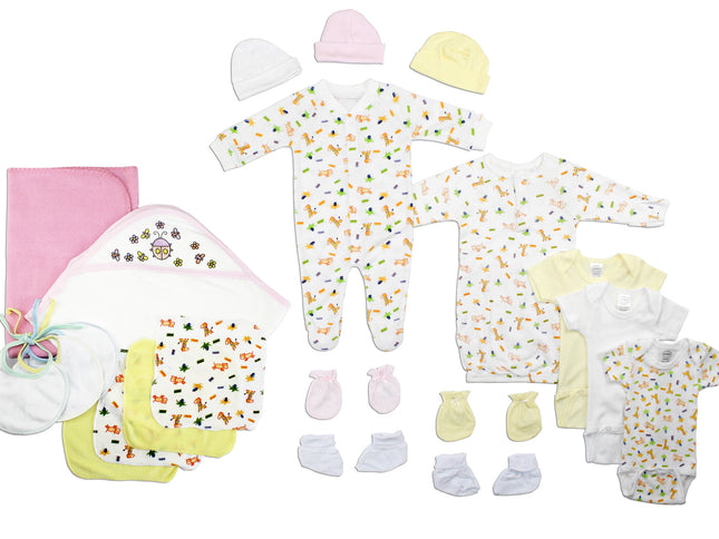 Newborn Baby Girls 21 Pc Layette Baby Shower Gift