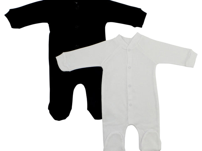 Interlock Black and White Closed-toe Sleep & Play