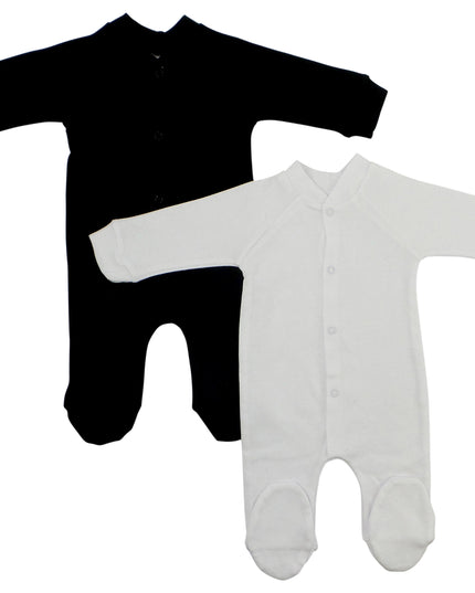 Interlock Black and White Closed-toe Sleep & Play
