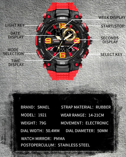 Military Men Watch Fashion Sport Outdoor G Wristwatch Male Digital