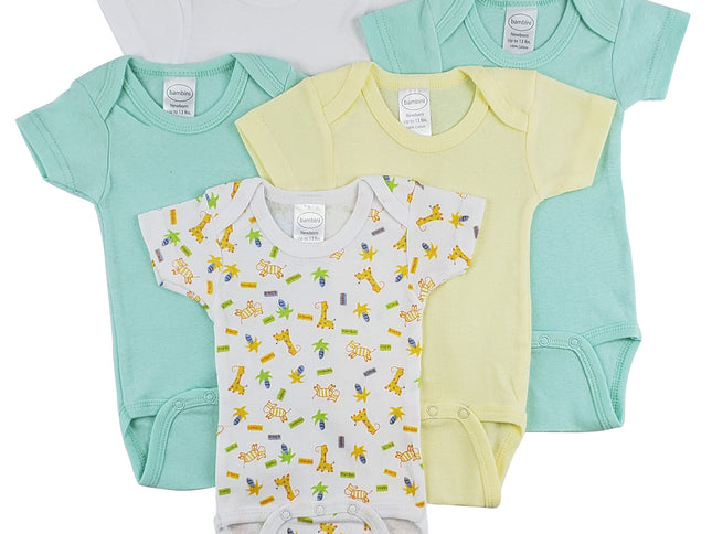 Bambini Short Sleeve One Piece 5 Pack