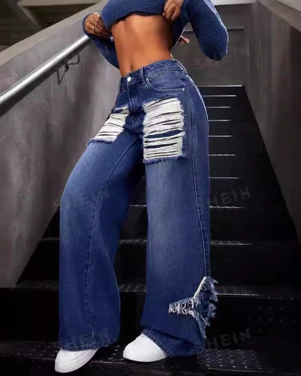 Patch Ripped Street Jeans – Haute Edition 25