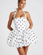 Black And White Polka Dot / L