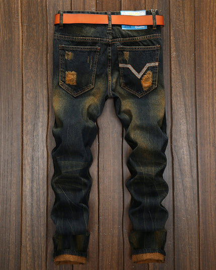 Men's Retro Fashion And Personalized Pants