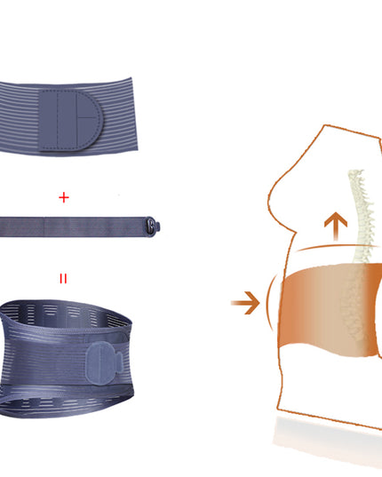 Hot-pressed Luomai Waist Belt Four Seasons Warm Health Care Waist Support