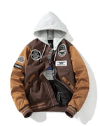 Khaki label hood / 2XL