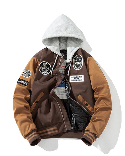 Pilot Cotton-padded Coat Men Thick Loose Plus Size Cotton Clothes