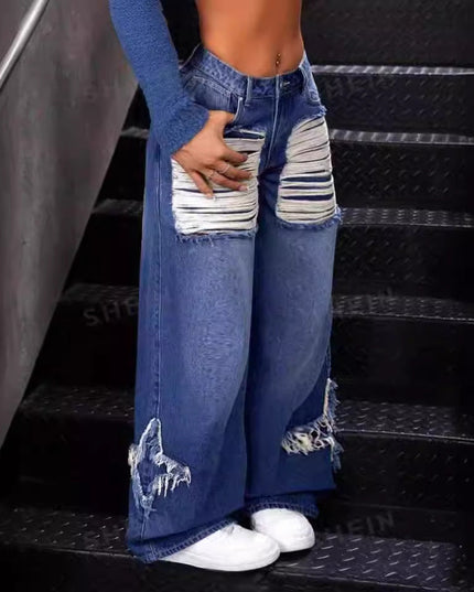 Patch Ripped Street Jeans – Haute Edition 25