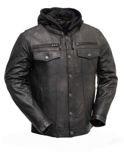 Combo - Men's Leather Motorcycle Jacket