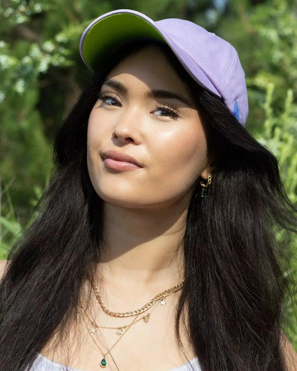 Lavender Garden Relaxed Baseball Cap