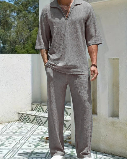 Vacation  Summer Men's retro casual pants set