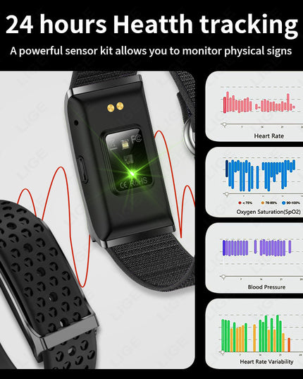 Stylish And Versatile Outdoor Smart Watch Health Detection Fitness Exercise
