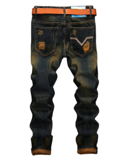 Men's Retro Fashion And Personalized Pants