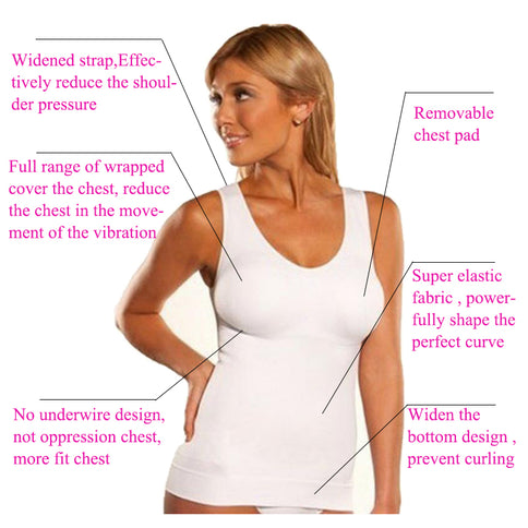 Women's Tummy Control Shape Wear Tank Tops XL