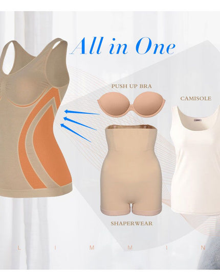 Women's Tummy Control Shape Wear Tank Tops XL