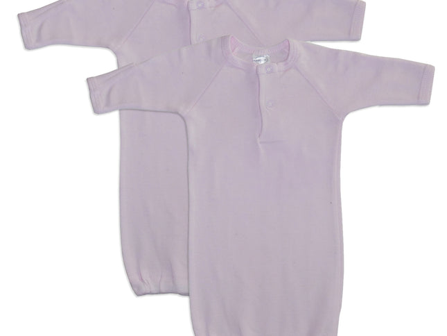Bambini Girls Print Infant Gowns - 2 Pack