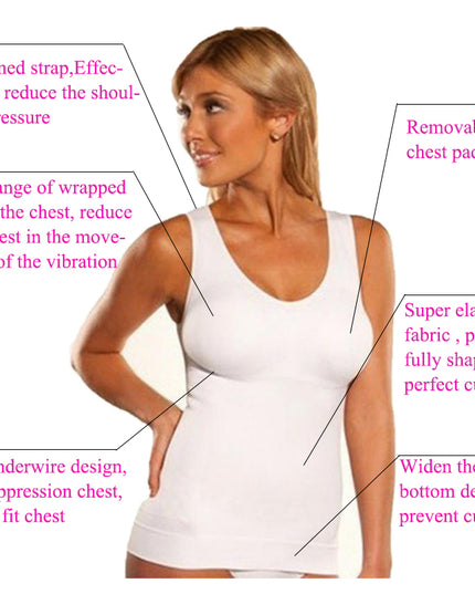Women's Tummy Control Shape Wear Tank Tops XXL
