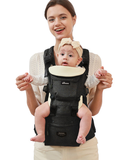 Ergonomic 3-in-1 Baby Carrier and Hipseat