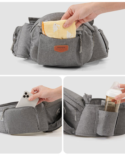 Ergonomic 3-in-1 Baby Carrier and Hipseat