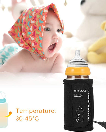 Baby Bottle Warmer Car Moveable USB Bottle Cup Heating Insulation Bag