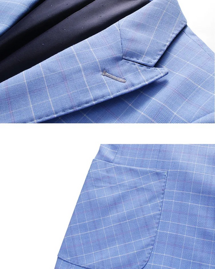 RoyalElite™ Men's Three-Piece Suit – Business & Event Perfection