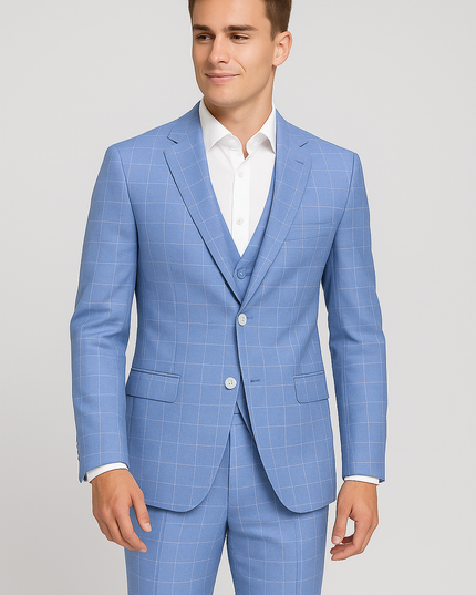 RoyalElite™ Men's Three-Piece Suit – Business & Event Perfection
