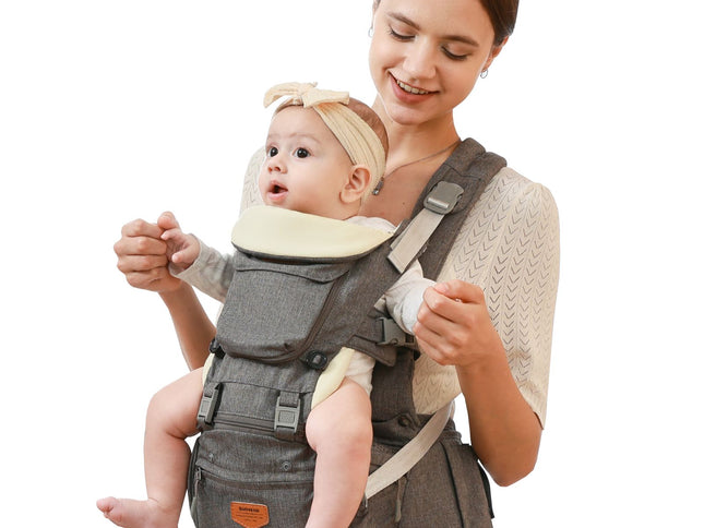 Ergonomic 3-in-1 Baby Carrier and Hipseat
