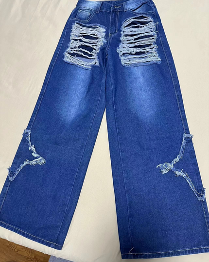 Patch Ripped Street Jeans – Haute Edition 25