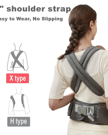 Ergonomic 3-in-1 Baby Carrier and Hipseat
