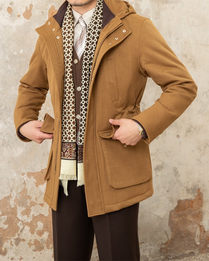 Men's Slim Hooded Casual Jacket