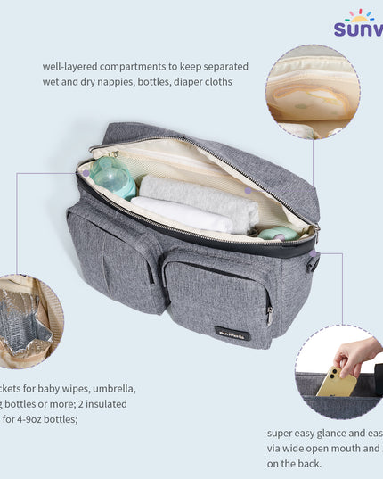 Stroller Organizer Caddy Bag