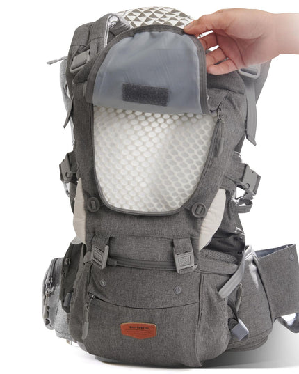 Ergonomic 3-in-1 Baby Carrier and Hipseat