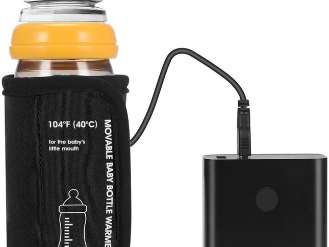 Baby Bottle Warmer Car Moveable USB Bottle Cup Heating Insulation Bag