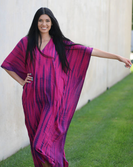 Tie Dyed Kaftan, Plus Size Kaftan Dress, African Kaftam, Indian Kaftan