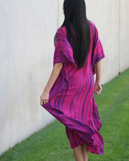 Tie Dyed Kaftan, Plus Size Kaftan Dress, African Kaftam, Indian Kaftan