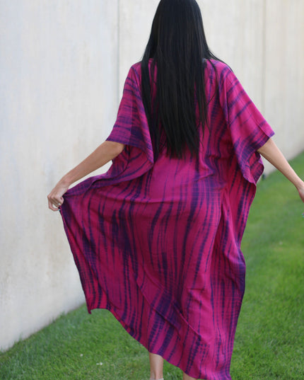 Tie Dyed Kaftan, Plus Size Kaftan Dress, African Kaftam, Indian Kaftan
