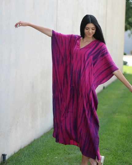 Tie Dyed Kaftan, Plus Size Kaftan Dress, African Kaftam, Indian Kaftan