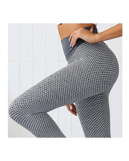 Yoga Pants, Mesh Knitting, High Waist, Gym