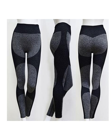 High Waist Athletic Seamless Yoga Leggings And Stretch Sports Bra